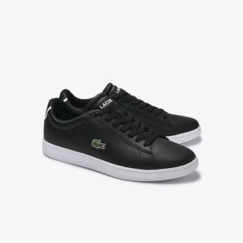 Lacoste Carnaby Evo Leather Sneakers - Tenisky Pánské Černé | CZ-iH4E2j